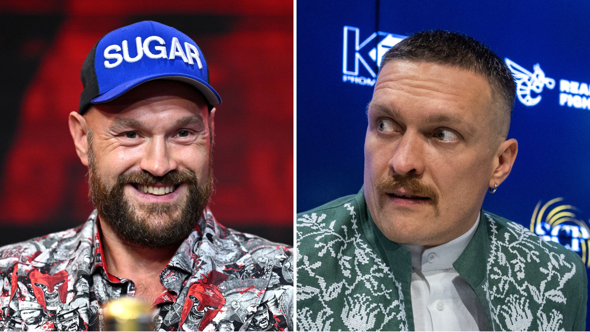 Tyson Fury y Alexander Usyk