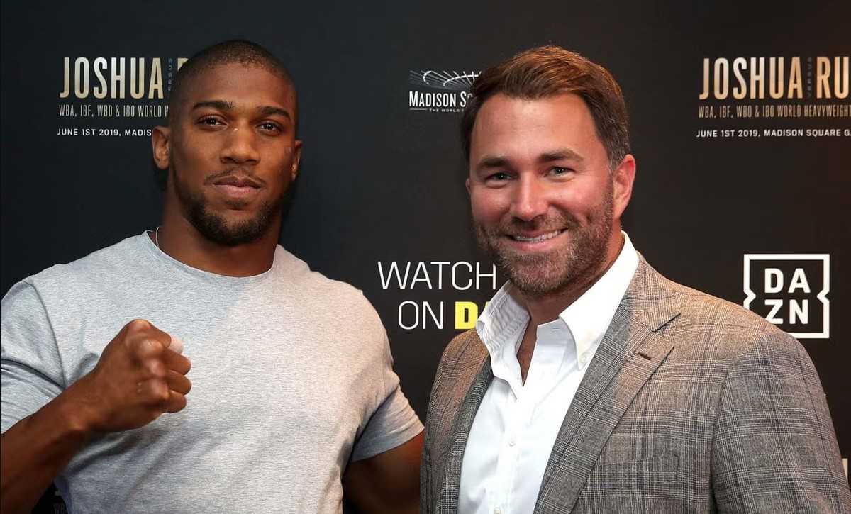 Eddie Hearn sur le prochain combat d'Anthony Joshua : 