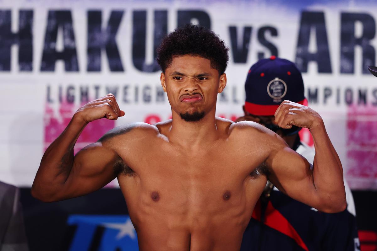 Shakur Stevenson. Getty Images