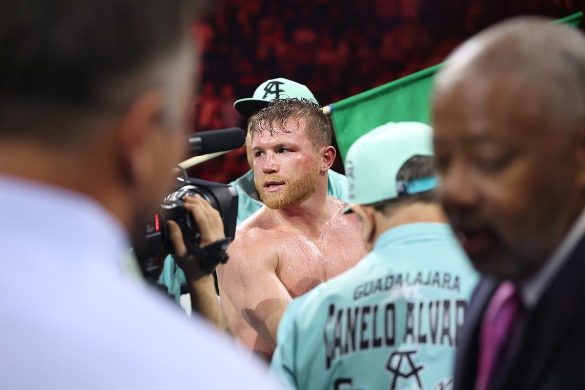 Saul Alvarez. Getty afbeeldingen