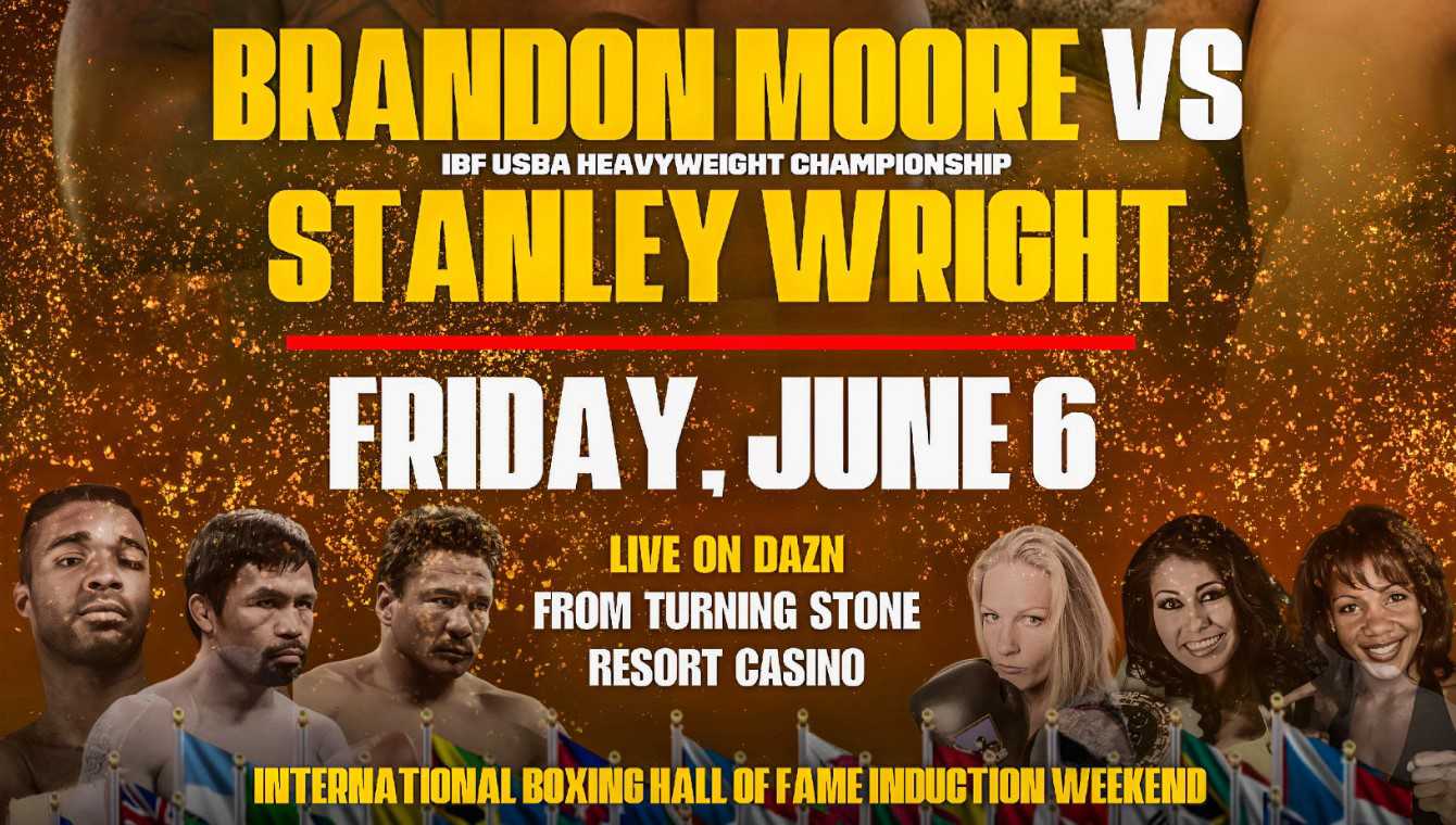 Brandon Moore vs Stanley Wright Undercard - Full Fight Card List, Schedule, Running Order
