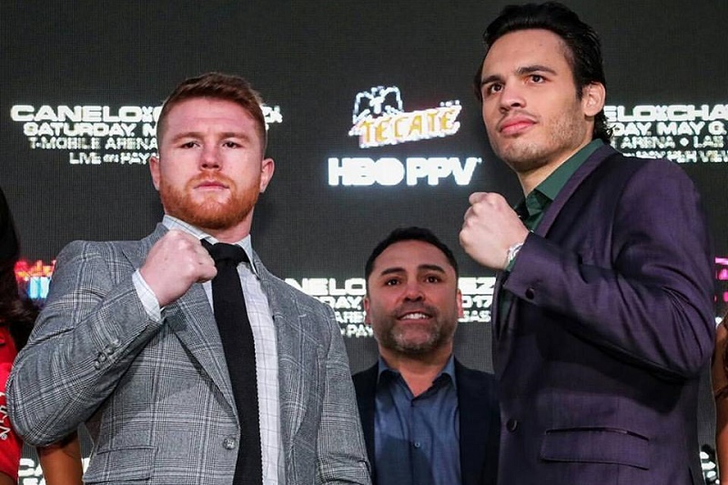 Canelo Alvarez and Julio Cesar Chavez Jr.