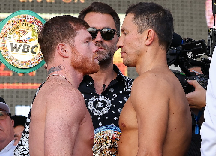 Saúl Álvarez y Gennady Golovkin