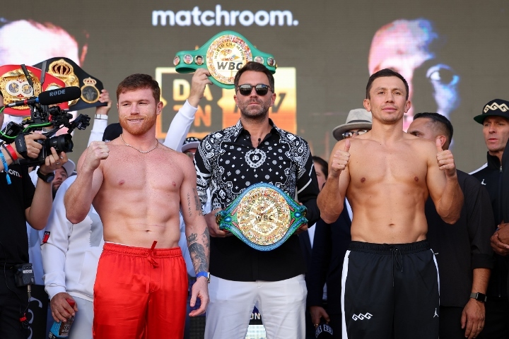 Saul Alvarez and Gennady Golovkin