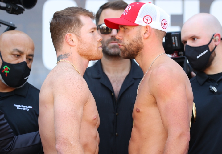 Saul Alvarez and Billy Joe Saunders