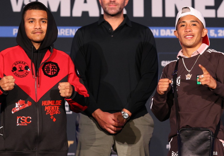 Roman Gonzalez and Julio Cesar Martinez