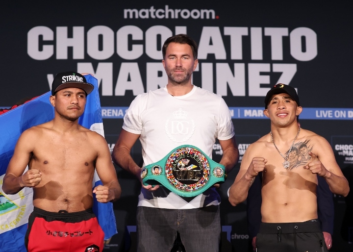 Roman Gonzalez and Julio Cesar Martinez