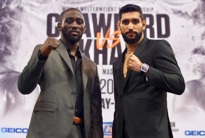 Crawford Vs Khan Final Presser Before The Fight Photos Video