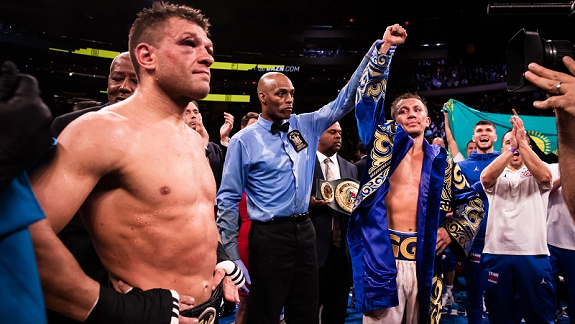 Sergiy Derevyanchenko and Gennady Golovkin