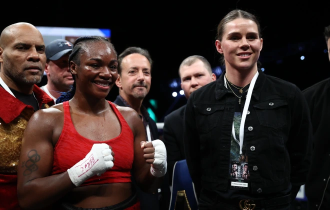 Claressa Shields and Savannah Marshall