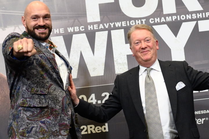 Tyson Fury y Frank Warren