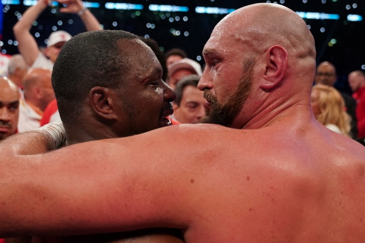 Dillian Whyte and Tyson Fury