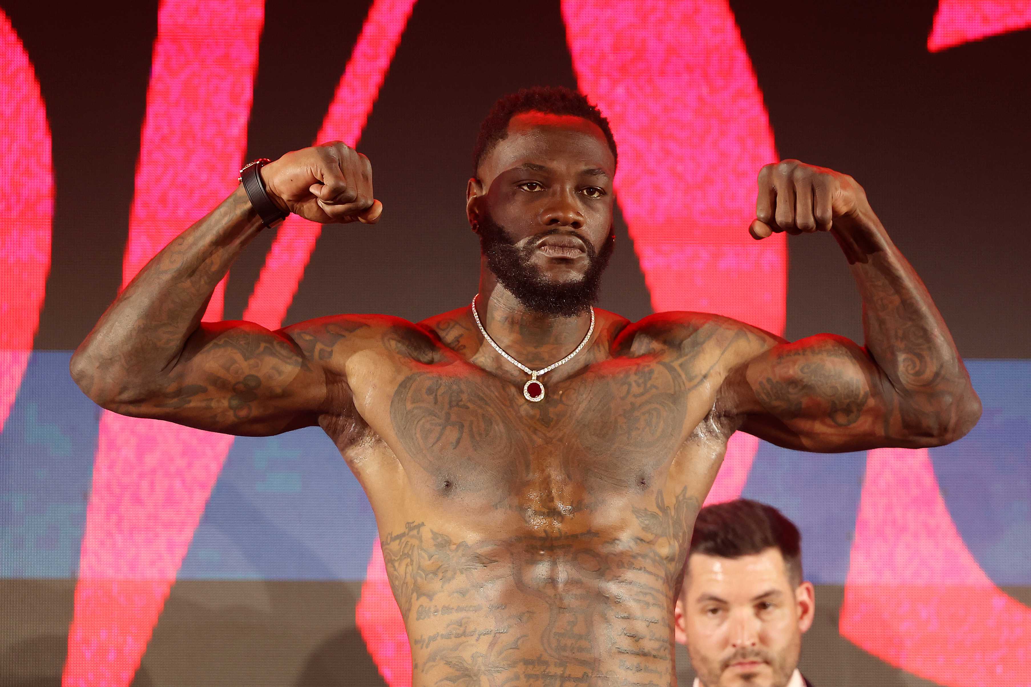 Deontay Wilder. Getty Images