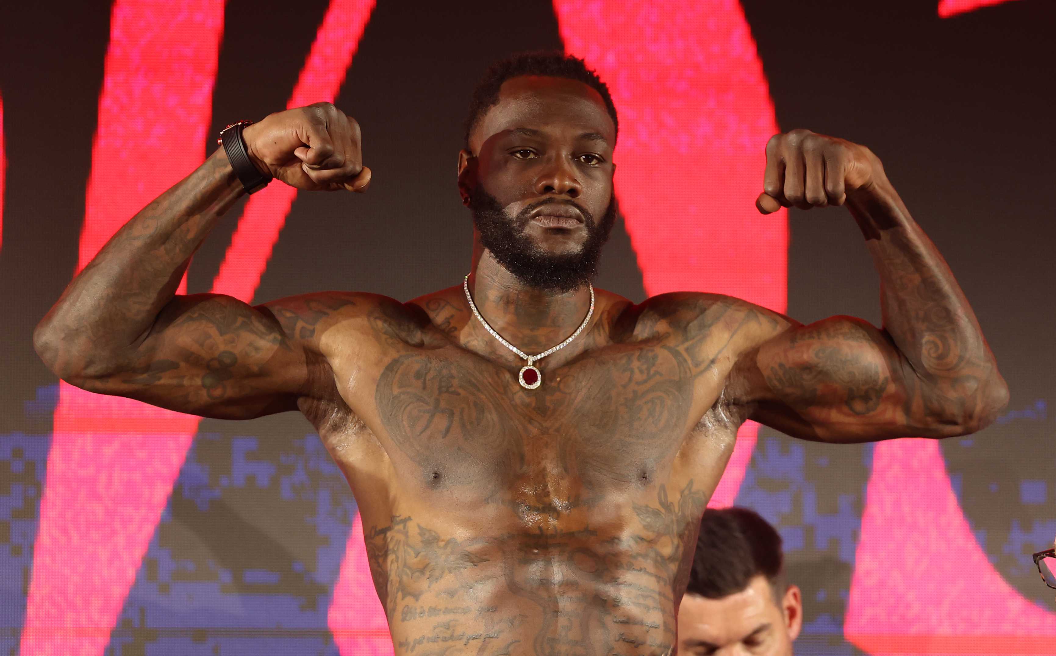 Deontay Wilder. Getty Images