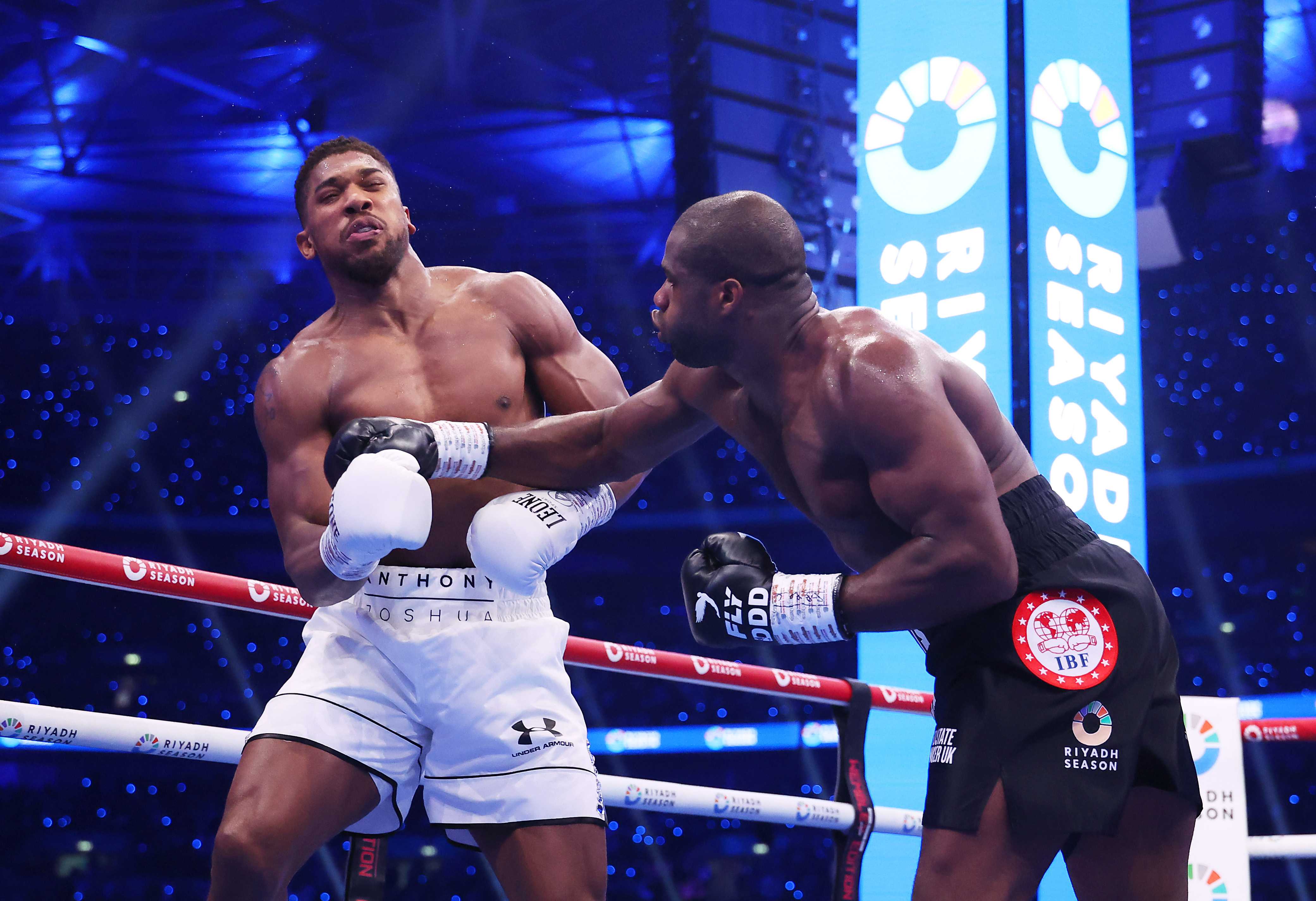 Anthony Joshua - Daniel Dubois. Getty Images