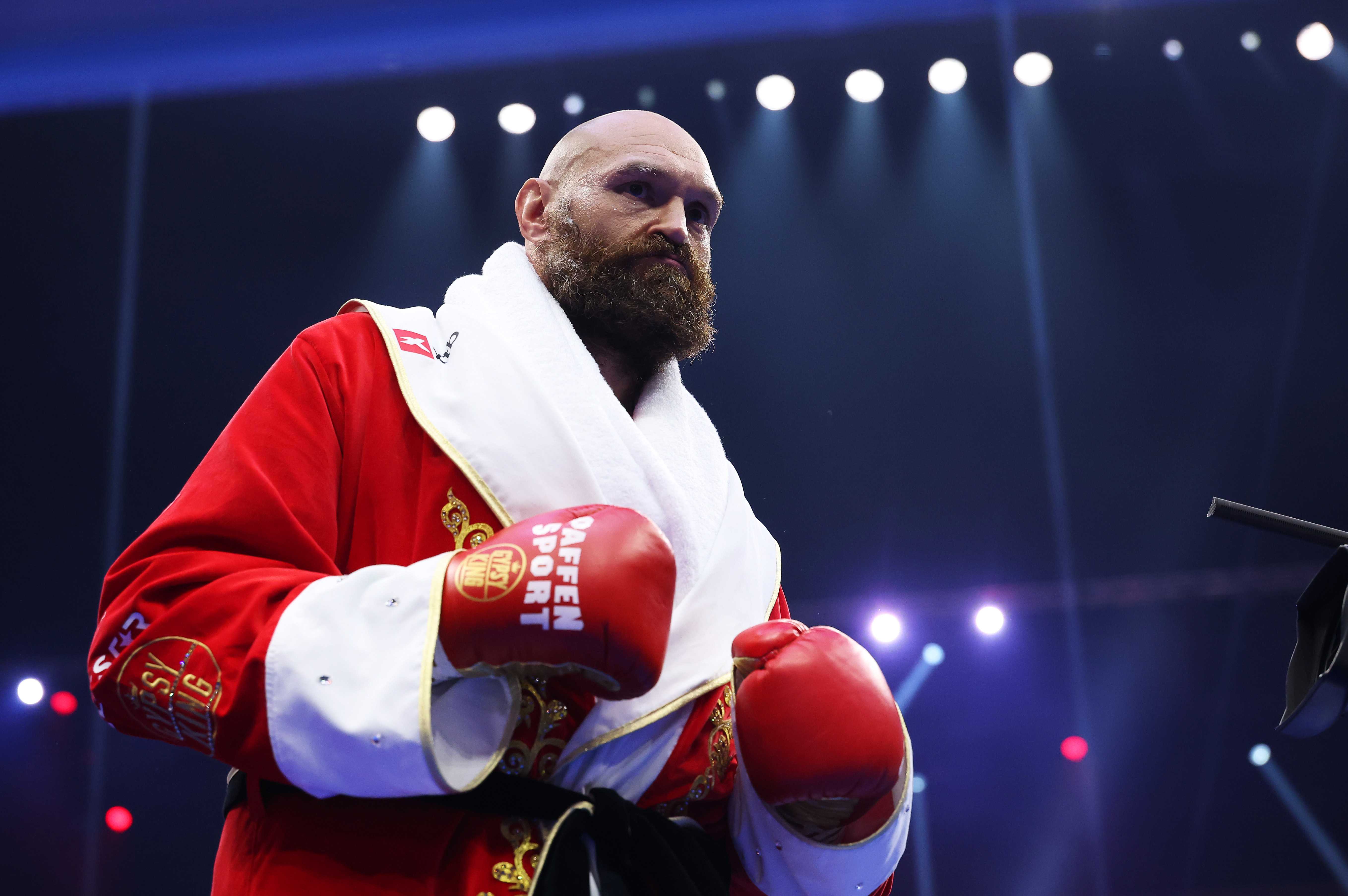 Tyson Fury. Getty Images