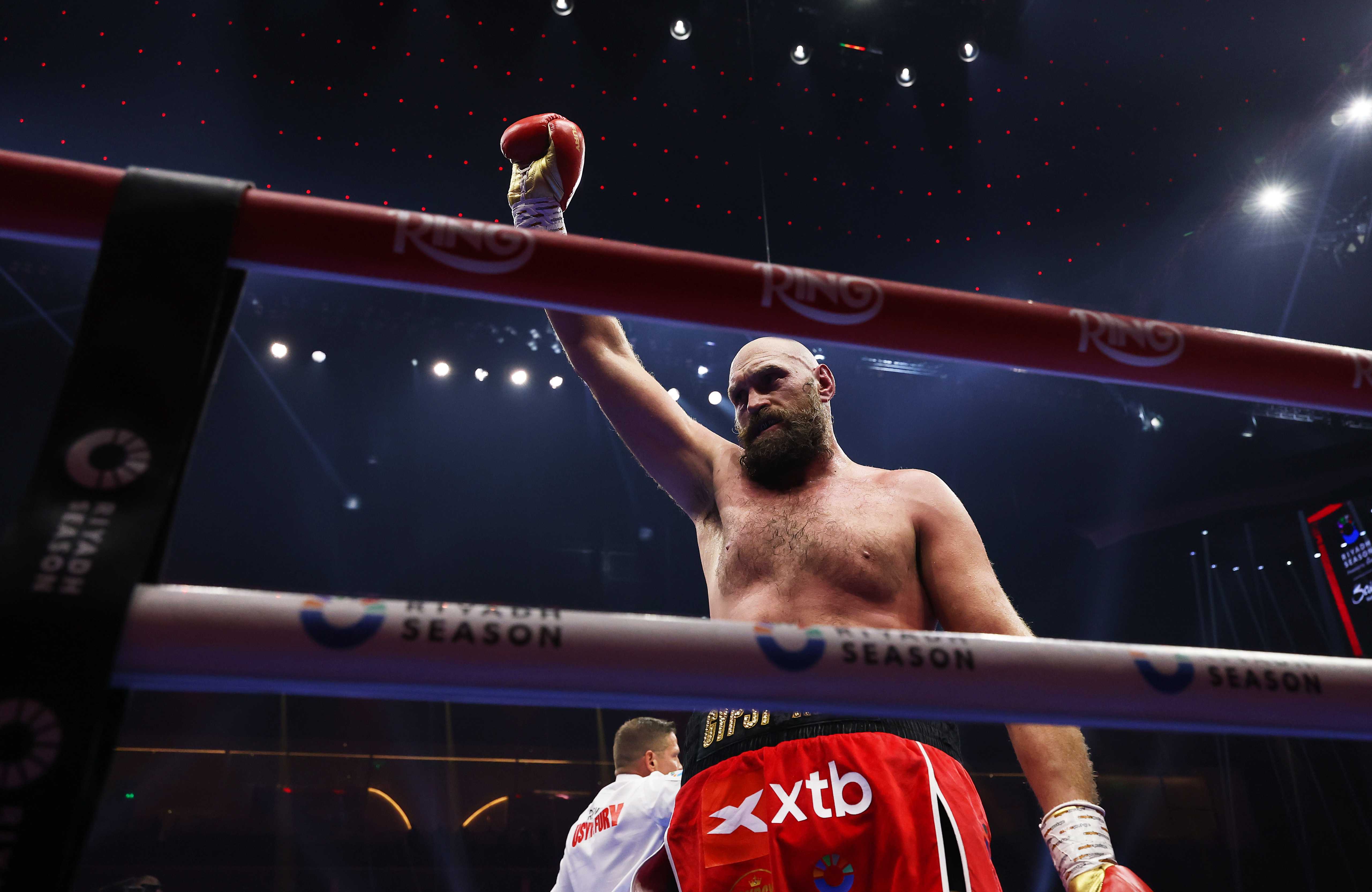 Tyson Fury. Getty Images