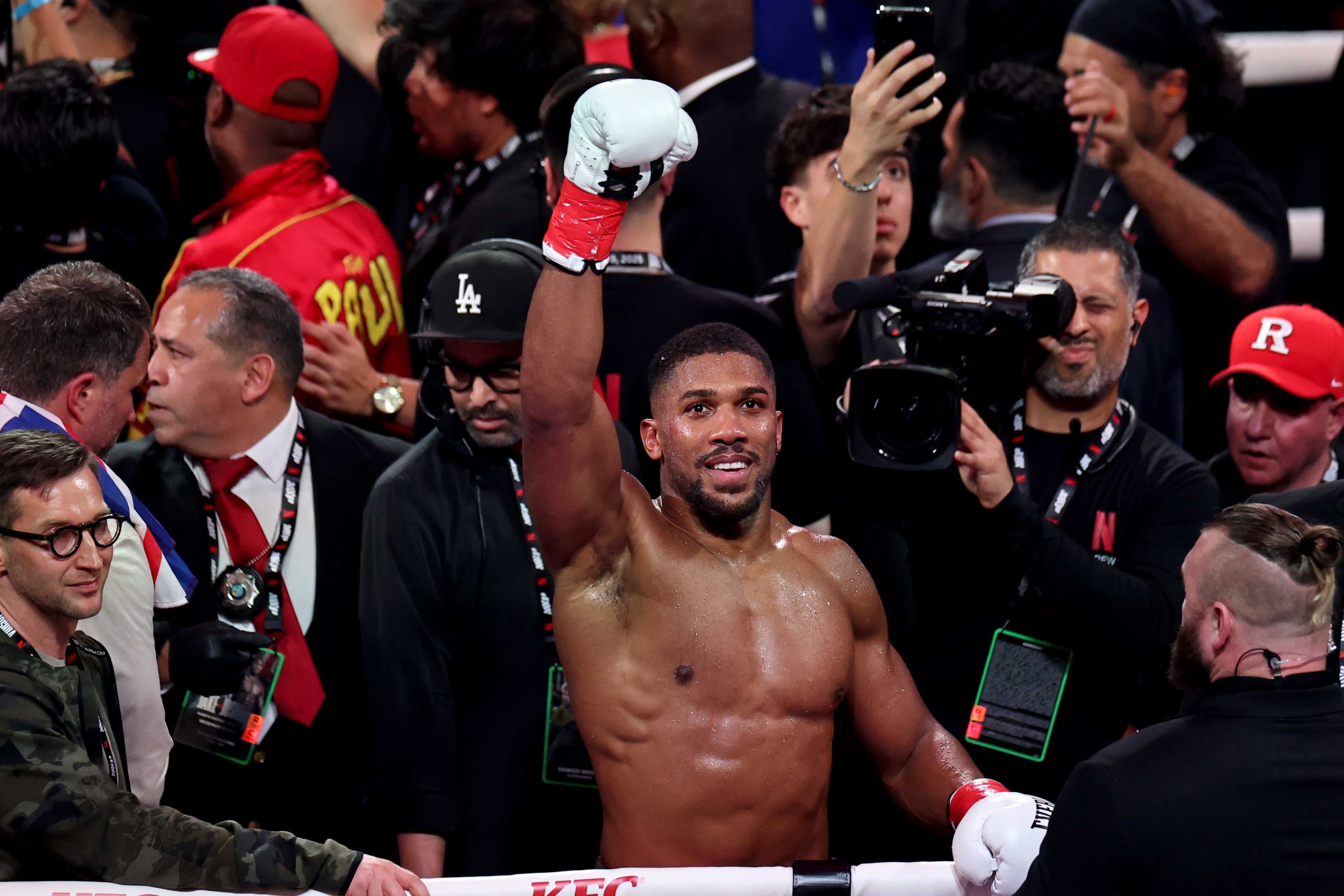 Anthony Joshua. Getty Images