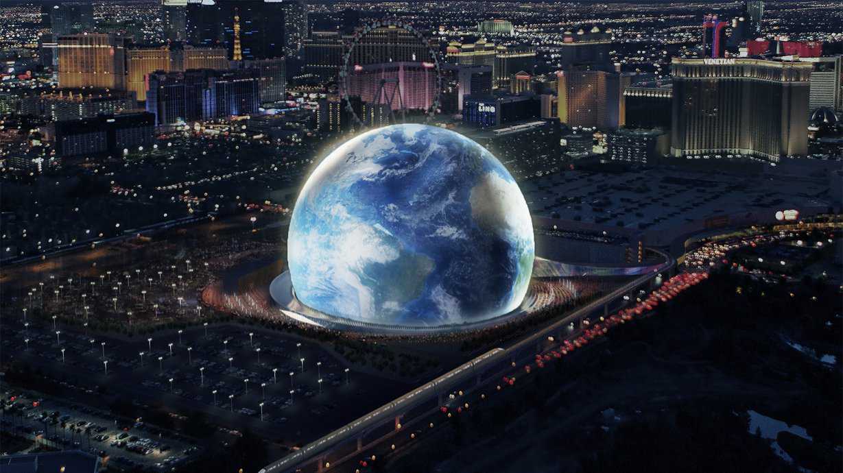 "Sphere" em Las Vegas.