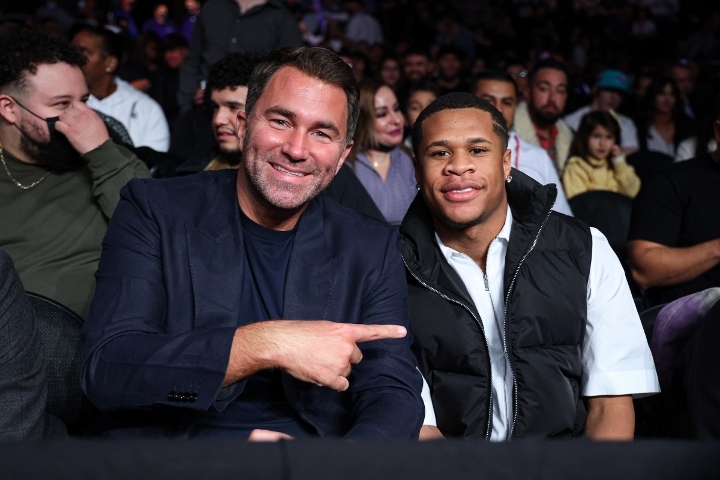 Eddie Hearn und Devin Haney