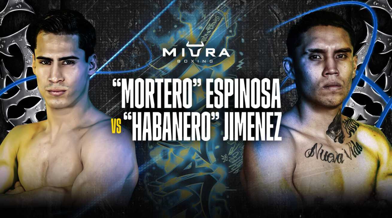 What time is Jimerr Espinosa vs Rogelio Jimenez tonight? Ringwalks, schedule, streaming links