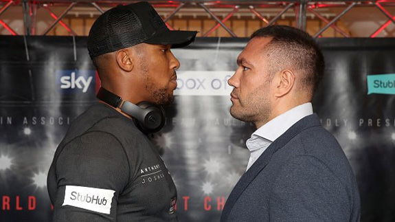 Anthony Joshua and Kubrat Pulev