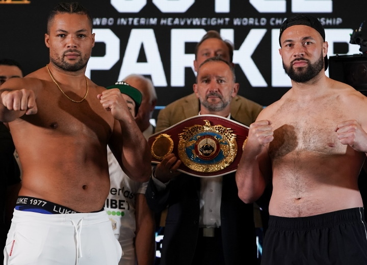 Joe Joyce and Joseph Parker