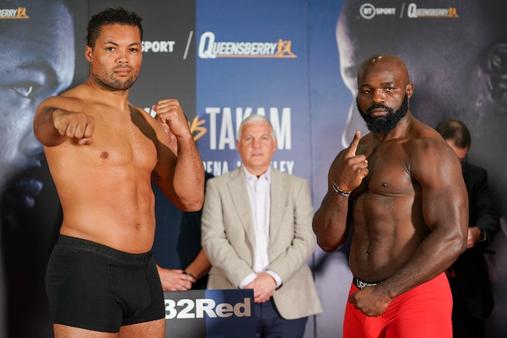 Joe Joyce and Carlos Takam