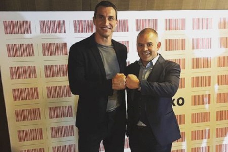 Wladimir Klitschko and Gilberto Jesús Mendoza