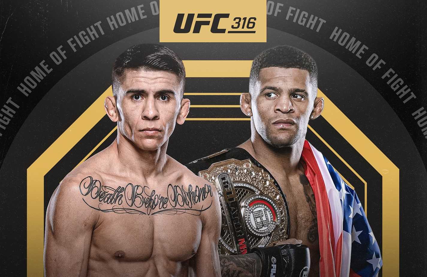 UFC 316: Bautista vs Mix - Fecha, Hora de inicio, Cartel de peleas, Ubicación