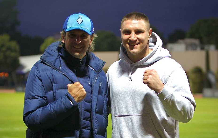 Oleksandr Shovkovskiy and Vladyslav Sirenko. Photo - FC Dynamo