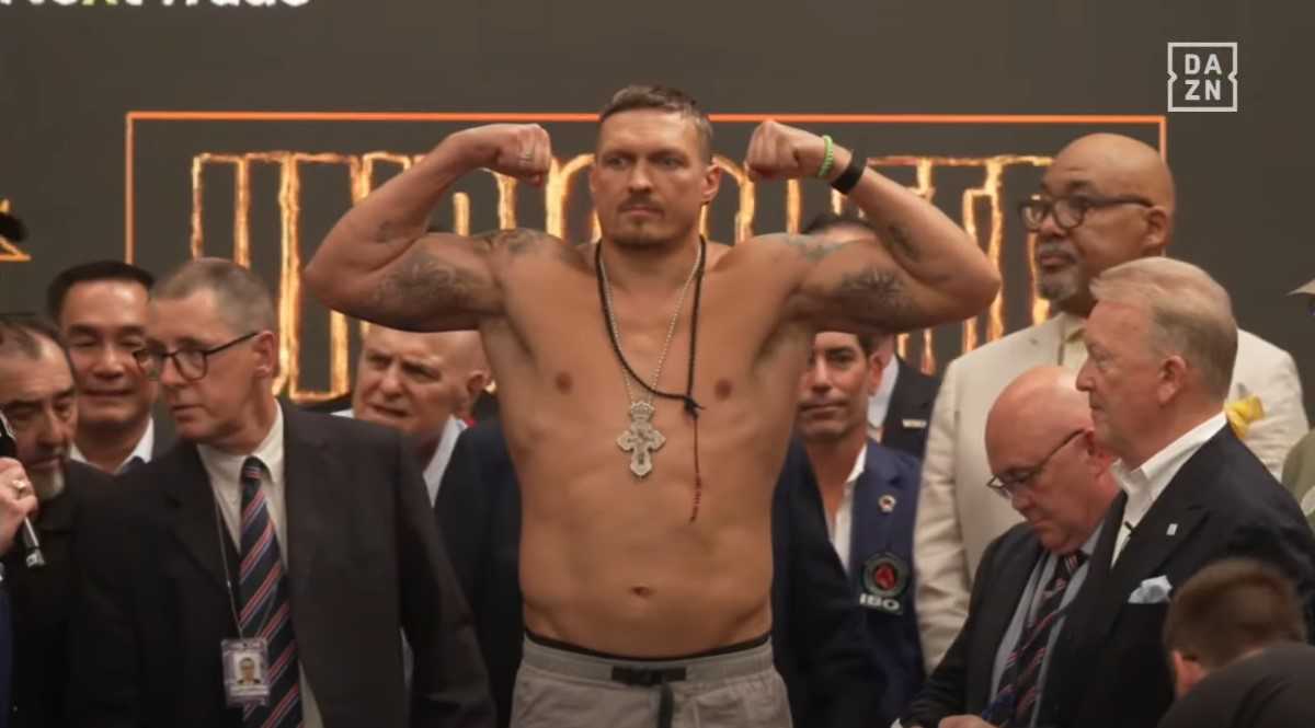 Résultats de la pesée d'Oleksandr Usyk contre Daniel Dubois 2