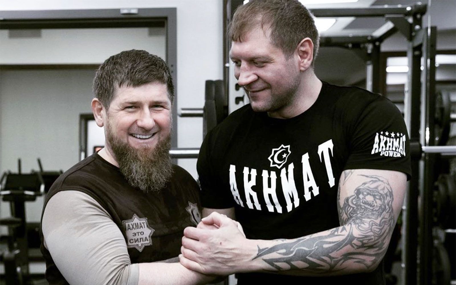 Ramzan Kadyrov and Alexander Emelianenko