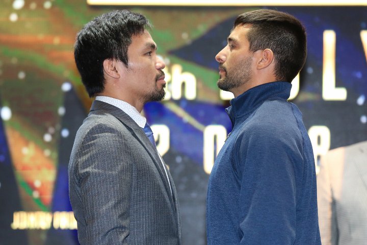 Manny Pacquiao and Lucas Matthysse