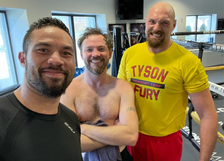 Joseph Parker, Andy Lee and Tyson Fury
