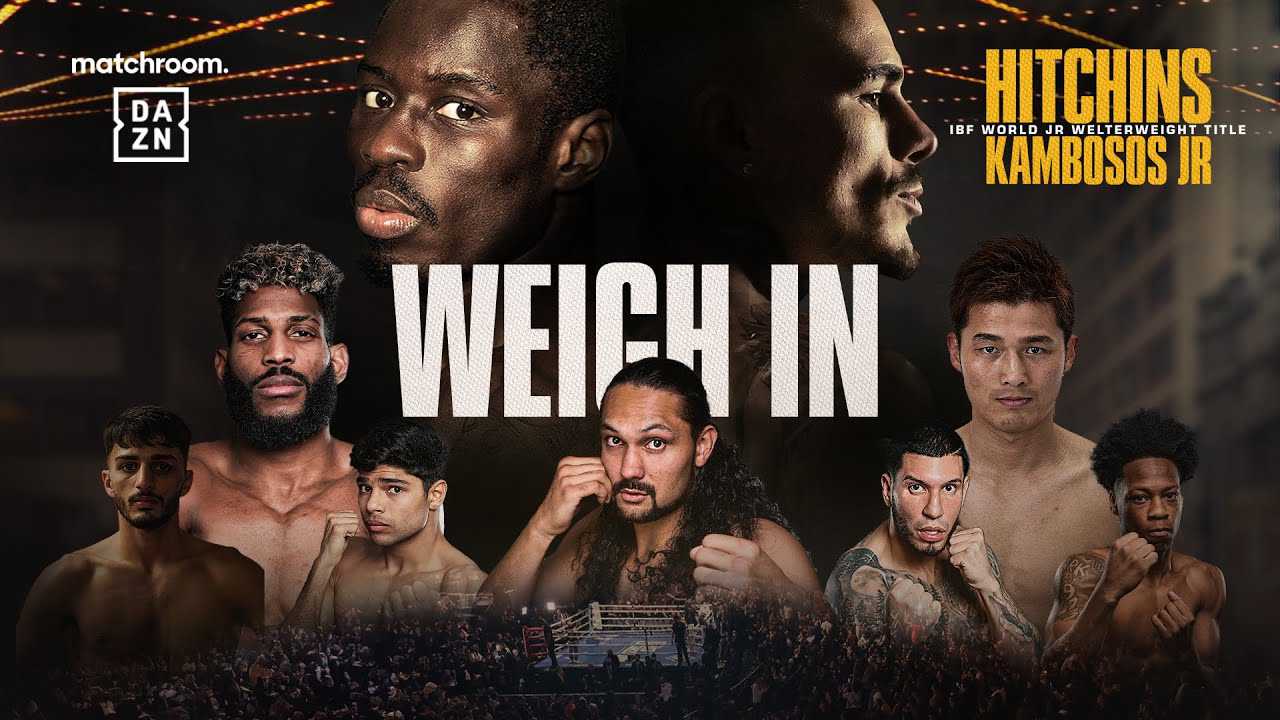 Cómo ver el pesaje de Richardson Hitchins vs George Kambosos Jr.: Fecha, hora, transmisión en vivo