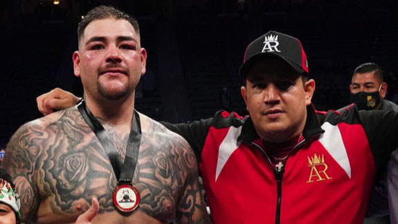 Andy Ruiz Jr and Eddie Reinoso