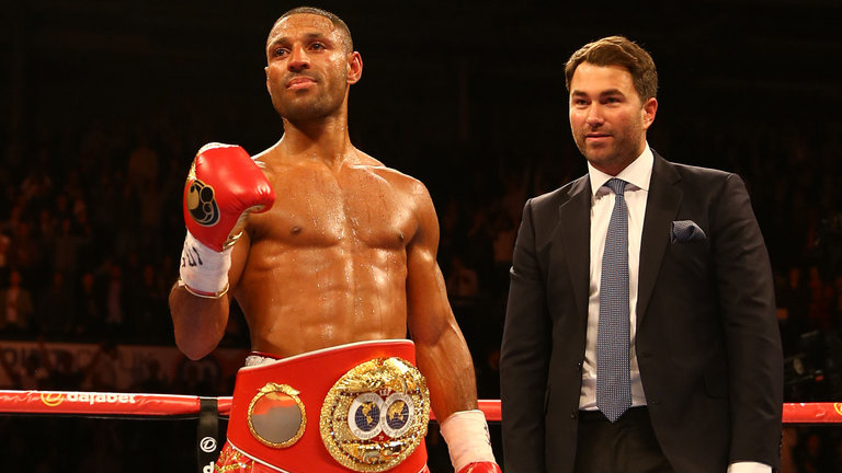 Kell Brook and Eddie Hearn