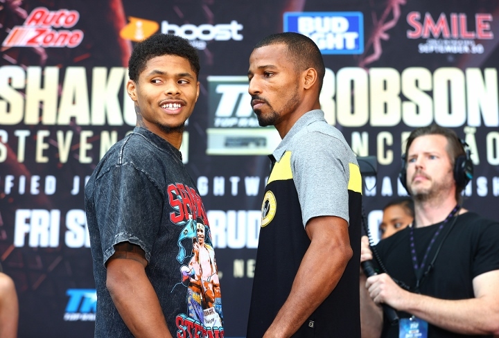 Shakur Stevenson and Robson Conceicao