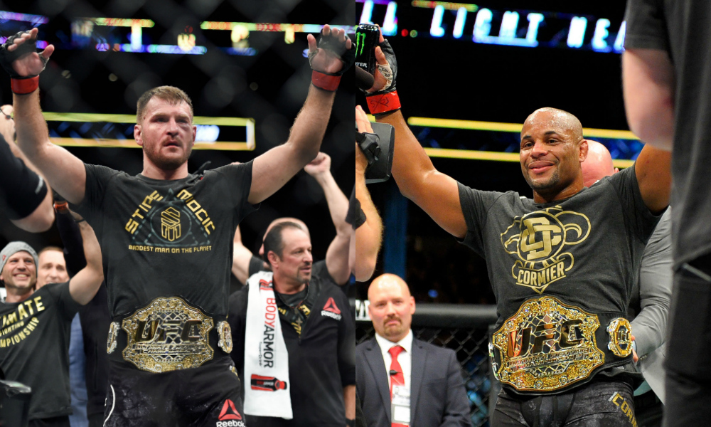 Stipe Miocic and Daniel Cormier, MMAjunkie