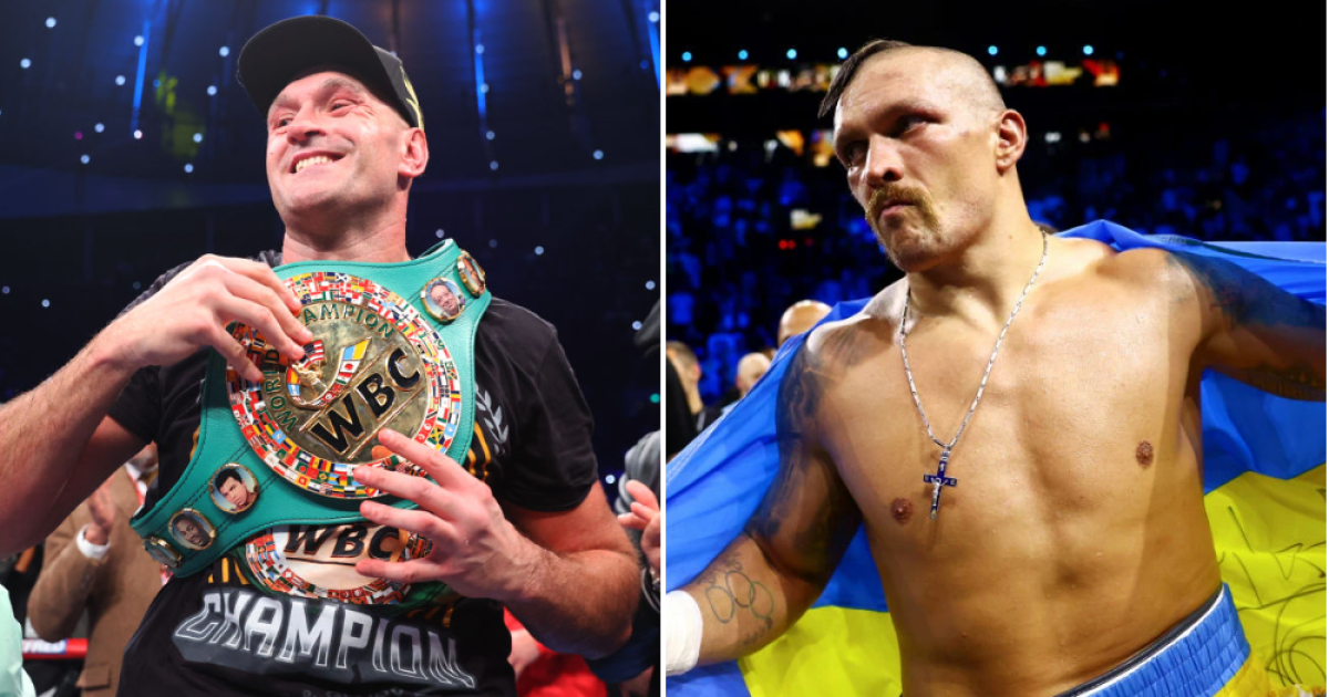 Tyson Fury y Alexander Usyk