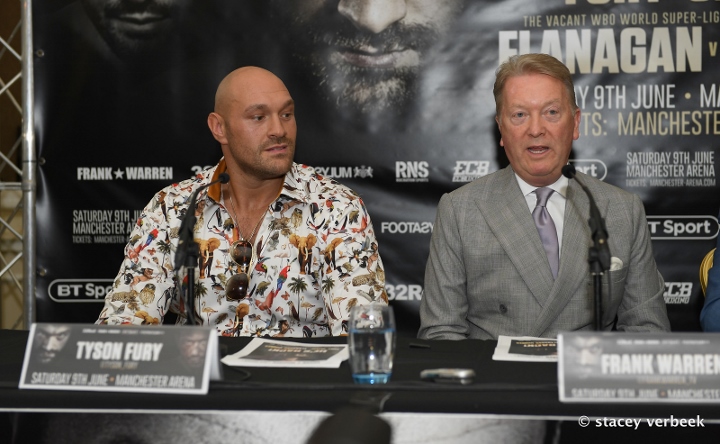 Tyson Fury and Frank Warren