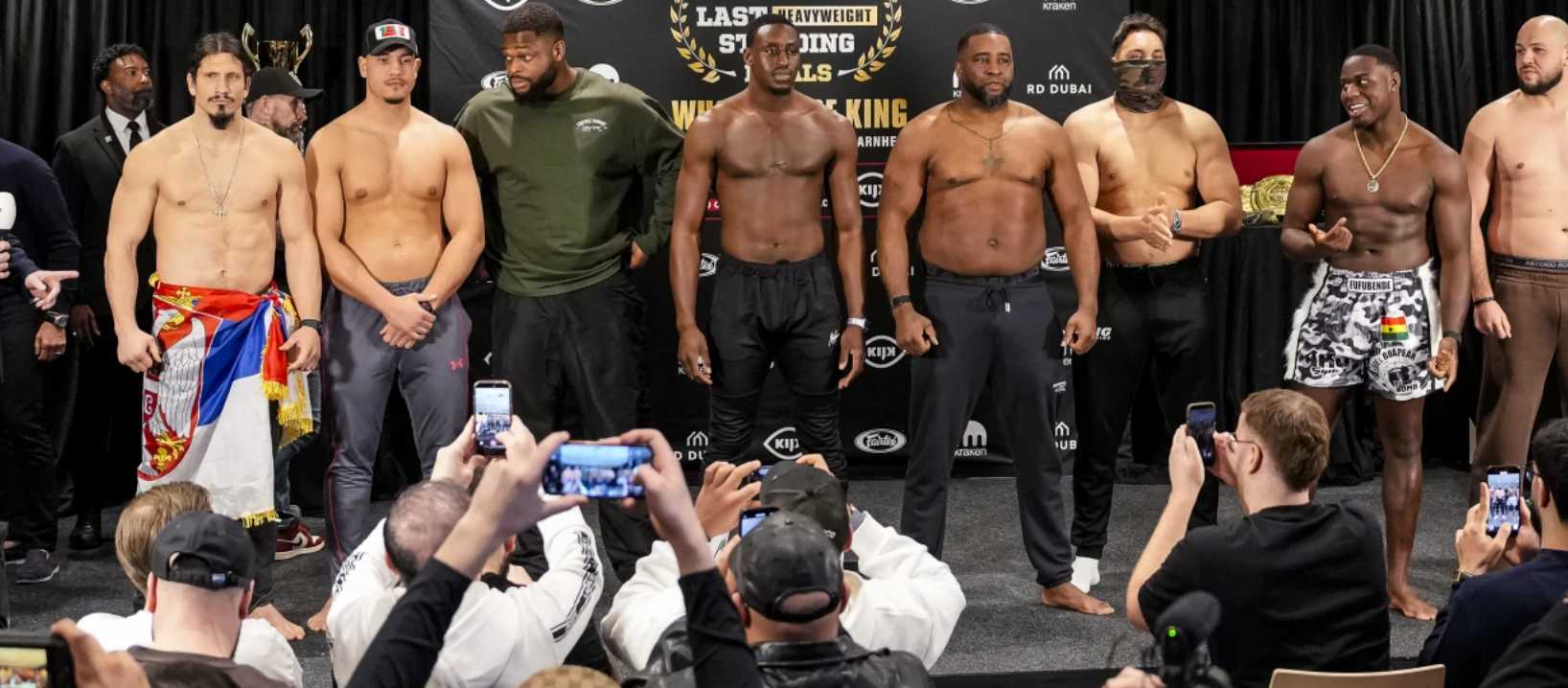 Glory 105: результати зважування