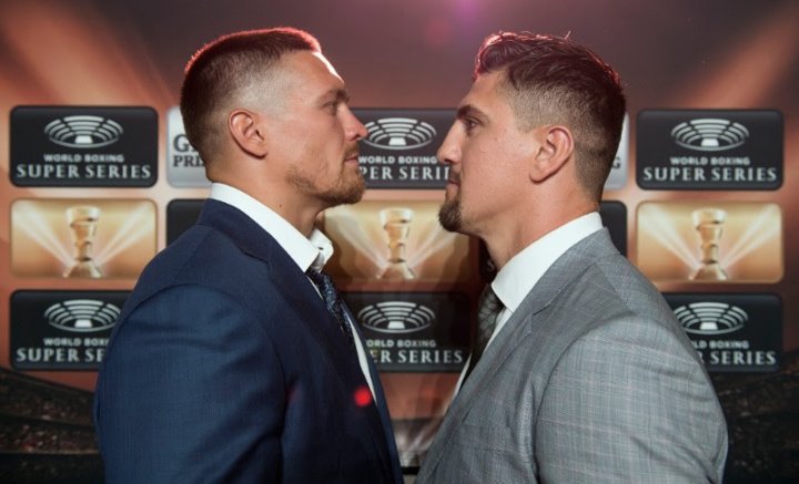 Alexander Usyk and Marco Huck