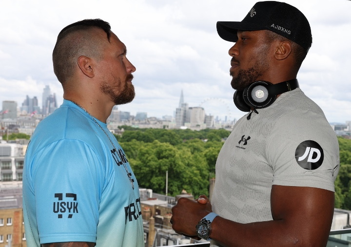 Oleksandr Usyk and Anthony Joshua