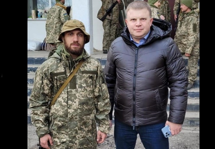 Vasily Lomachenko in den Reihen der Territorialverteidigung seiner Heimatstadt