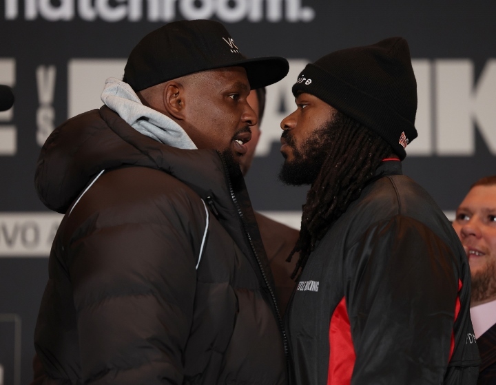 Dillian Whyte and Jermaine Franklin