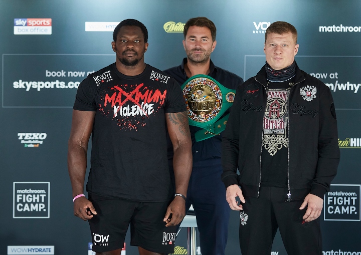Dillian Whyte and Alexander Povetkin
