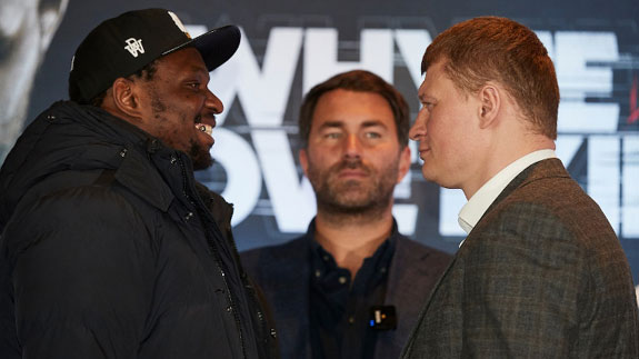 Dillian Whyte and Alexander Povetkin