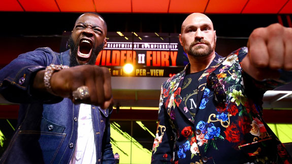 Deontay Wilder and Tyson Fury